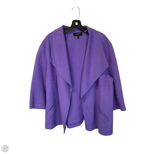 Coat Other By Talbots In Purple, Size: 3x