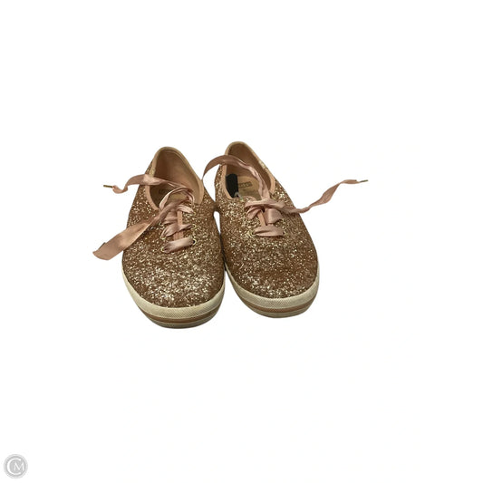 Shoes Designer By Kate Spade In Gold, Size: 10