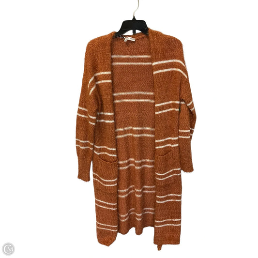 Sweater Cardigan By Hyfve In Orange, Size: S