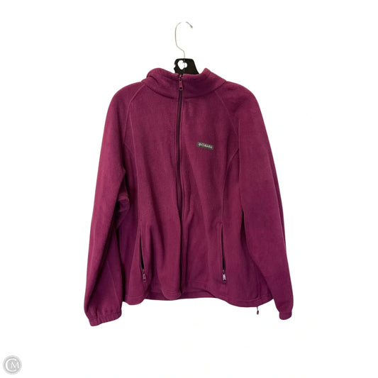 Jacket Fleece By Columbia In Purple, Size: 3x