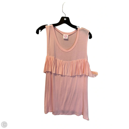 Top Short Sleeve By Wanna B In Pink, Size: S