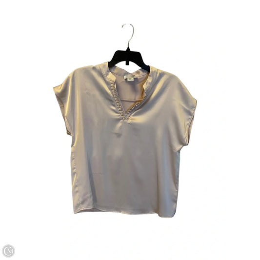 Top Short Sleeve By Rachel Zoe In Pink, Size: M