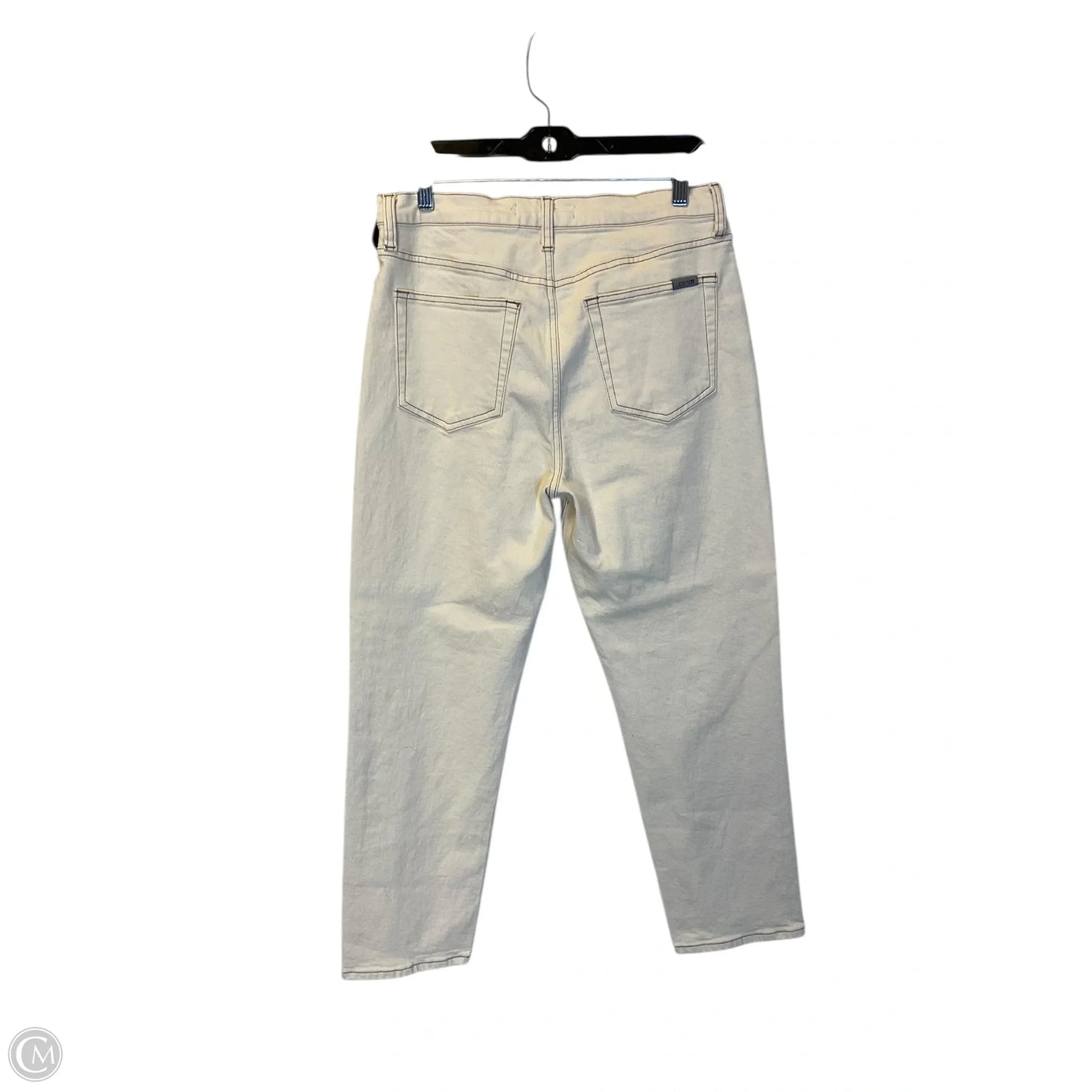 Jeans Straight By Joes Jeans In Cream Denim, Size: 8