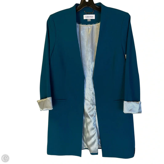 Blazer By Calvin Klein In Blue, Size: M