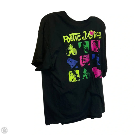 Top Short Sleeve Basic By Clothes Mentor In Black, Size: Xl