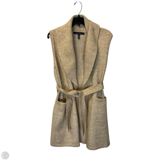 Vest Sweater By White House Black Market In Tan, Size: Xs