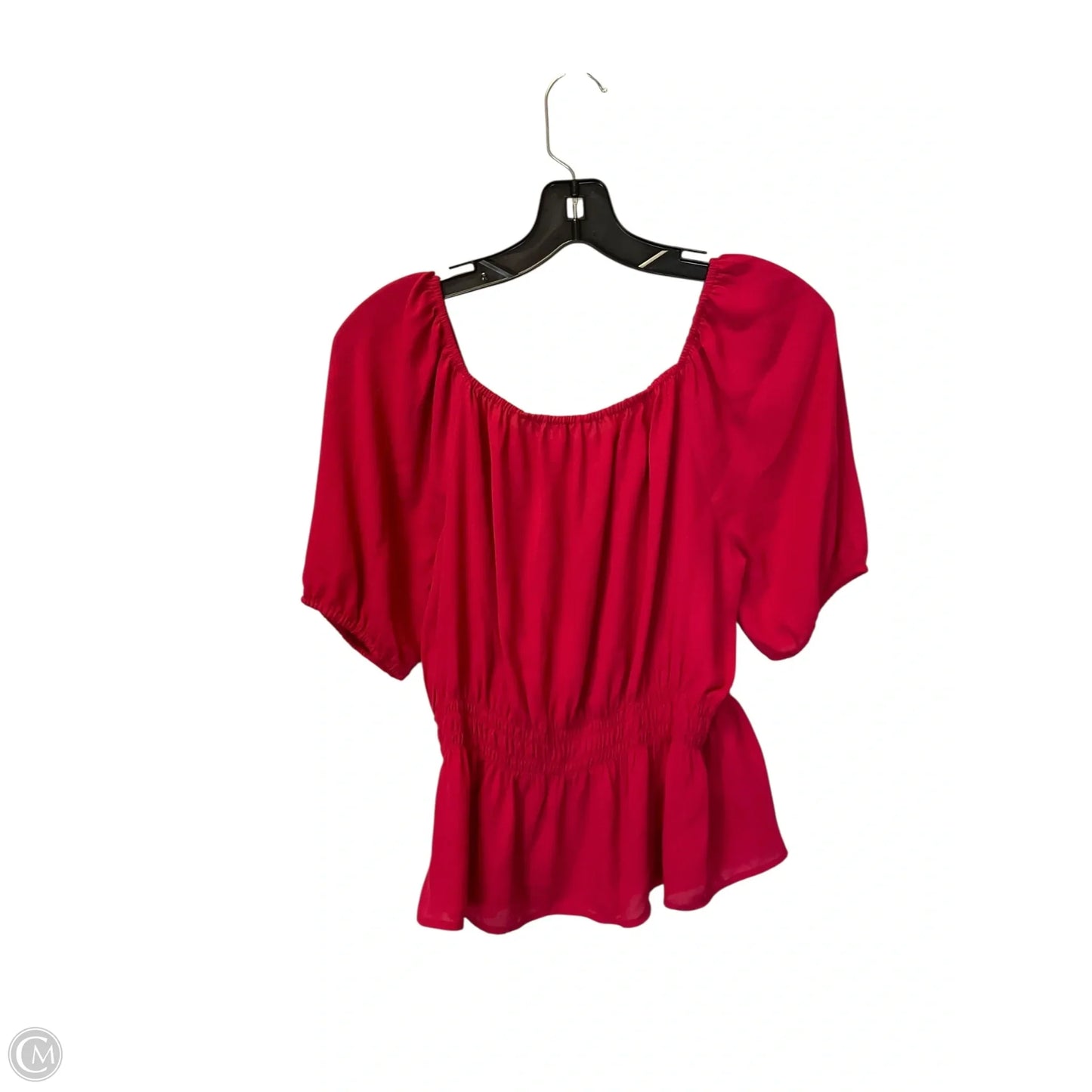 Top Short Sleeve By Loft In Pink, Size: S