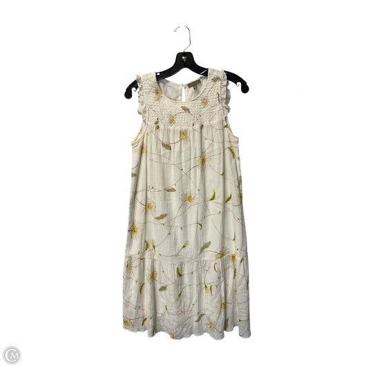 Dress Casual Midi By Lilla P In Cream, Size: S