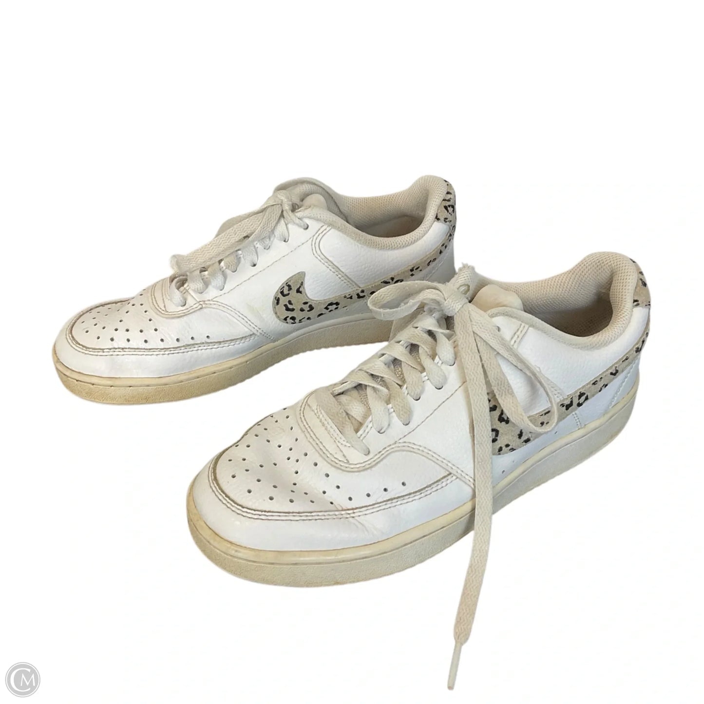 Shoes Athletic By Nike In White, Size: 8