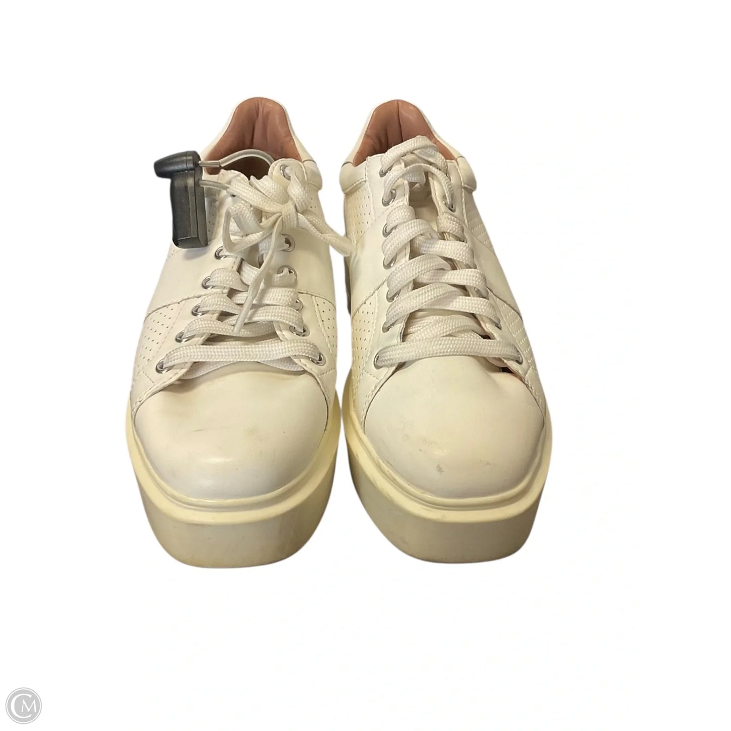 Shoes Sneakers By Linea Paolo In White, Size: 9