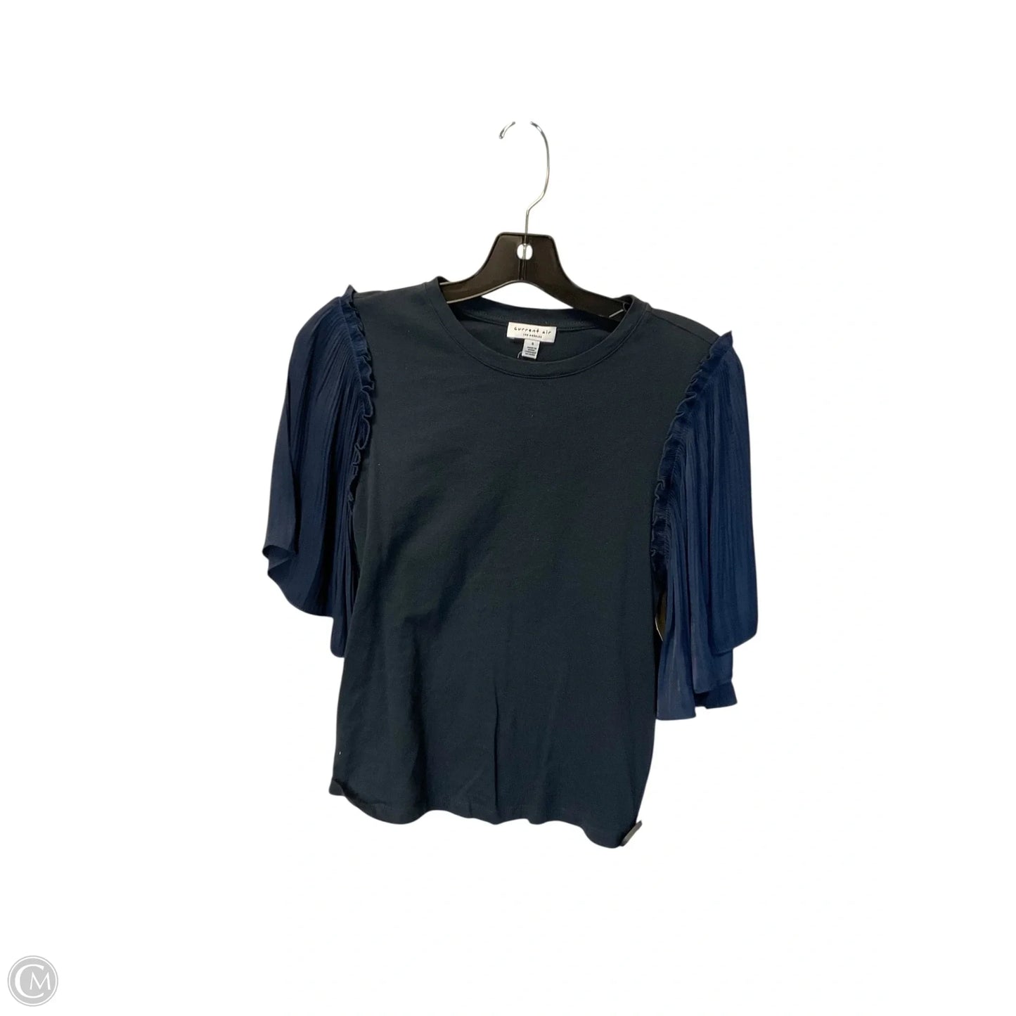 Top Short Sleeve By Current Air In Navy, Size: S