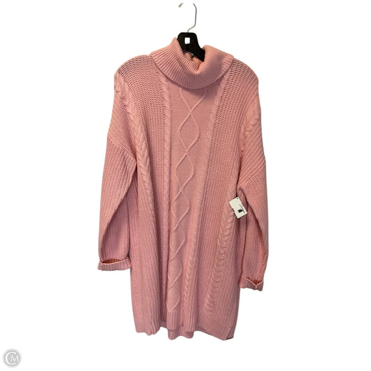 Dress Sweater By Crown And Ivy In Pink, Size: Xl