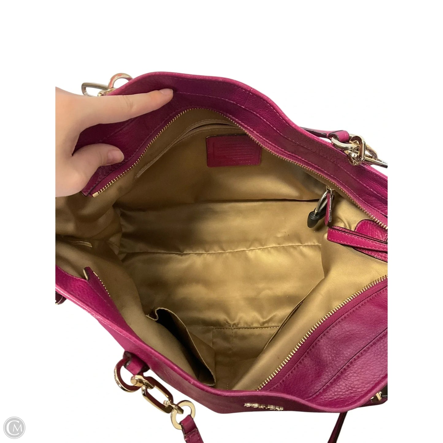 Handbag Designer By Coach, Size: Large