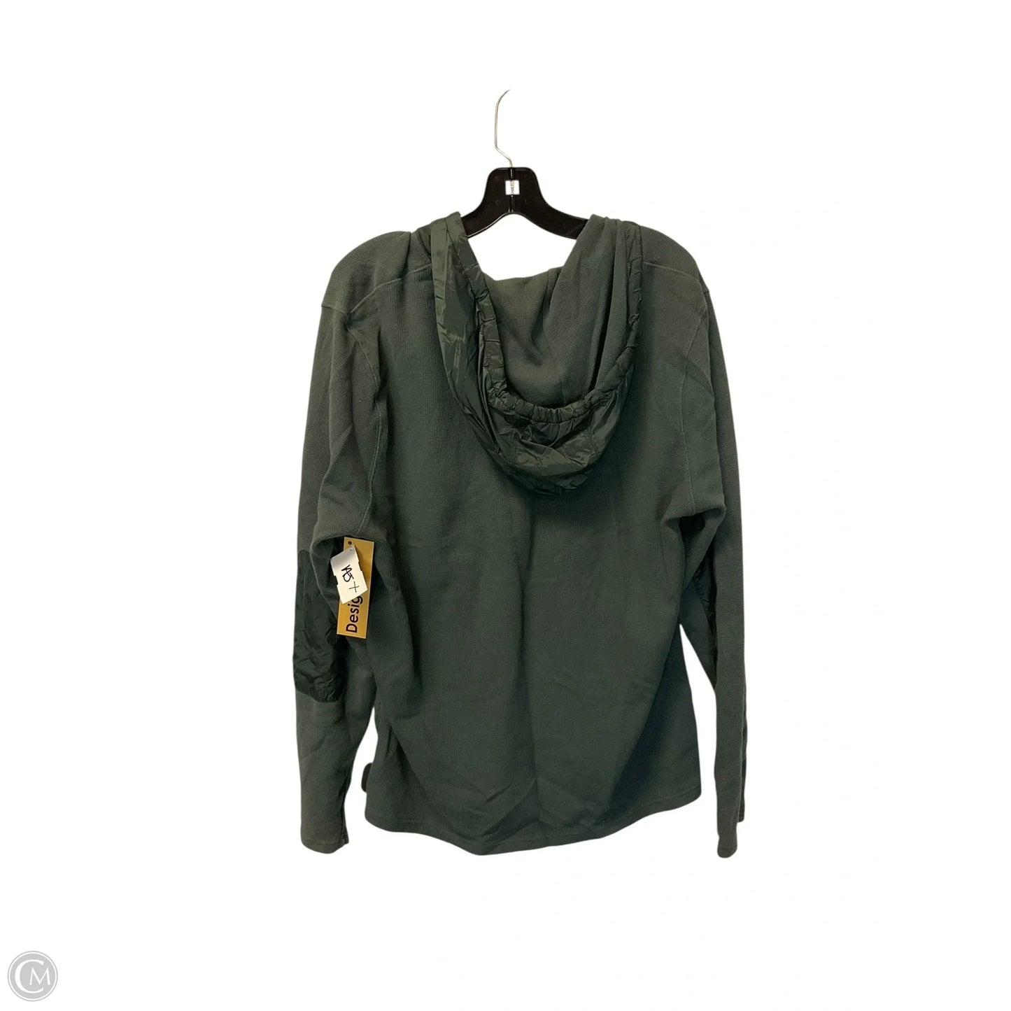 Sweatshirt Hoodie By Michael By Michael Kors In Green, Size: Xxl