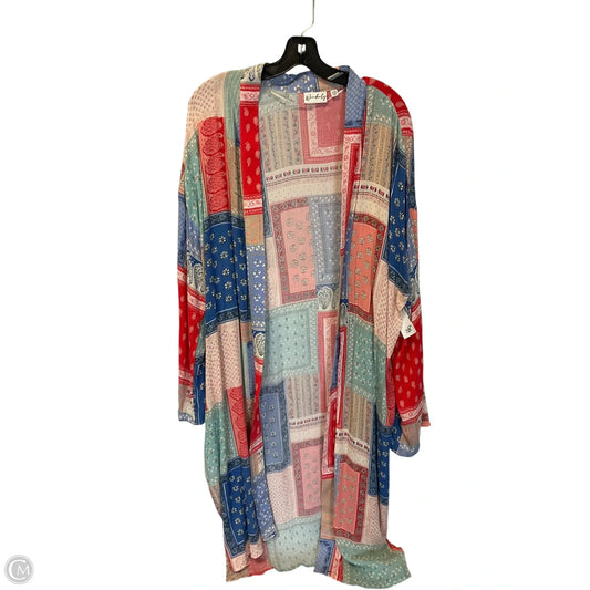 Cardigan By Wonderly In Multi-colored, Size: Xl