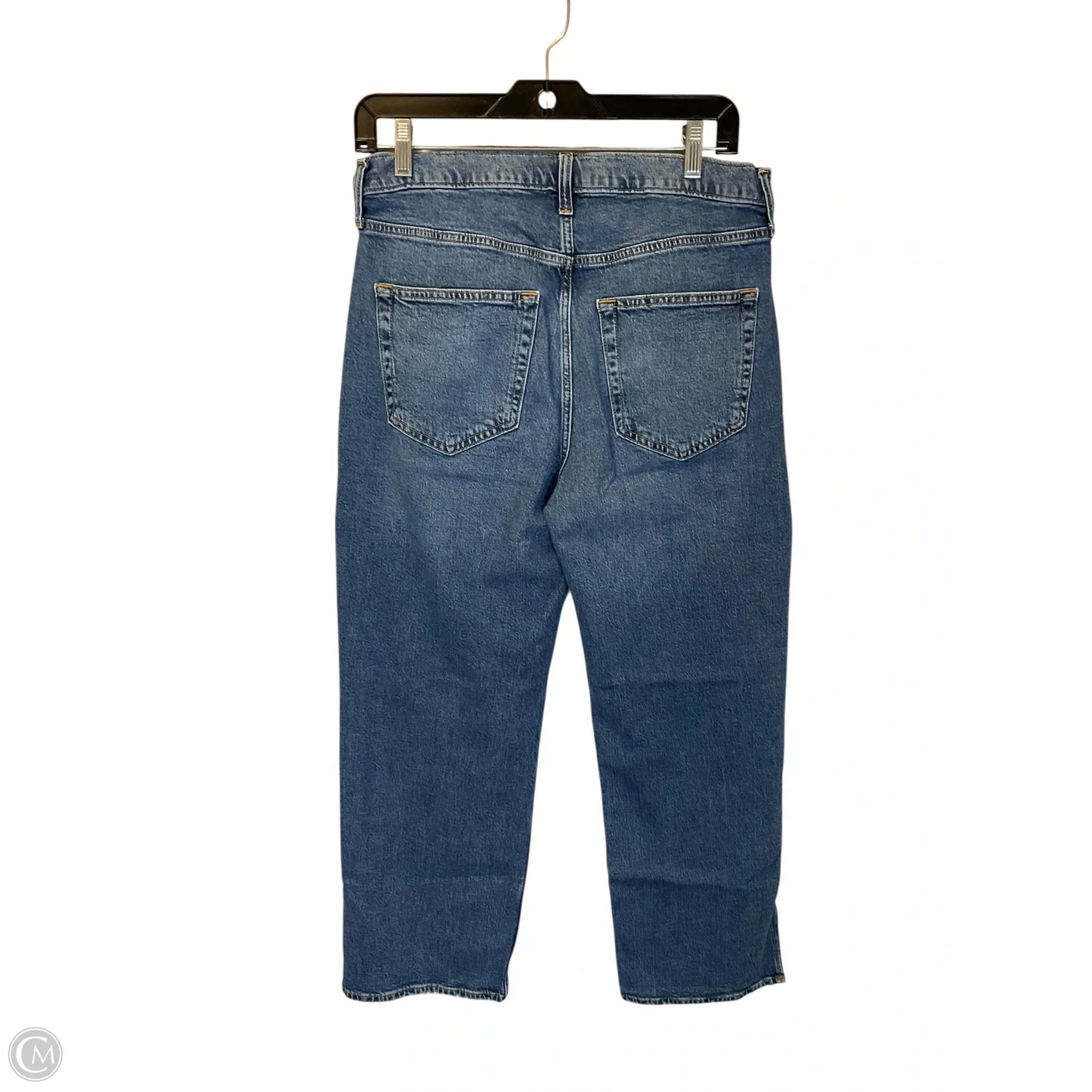 Jeans Straight By Gap In Blue Denim, Size: 8