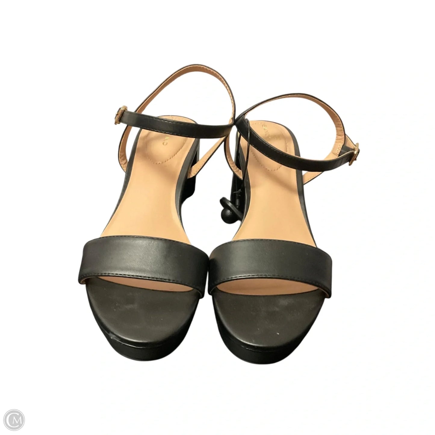 Sandals Heels Block By Bandolino In Black, Size: 9