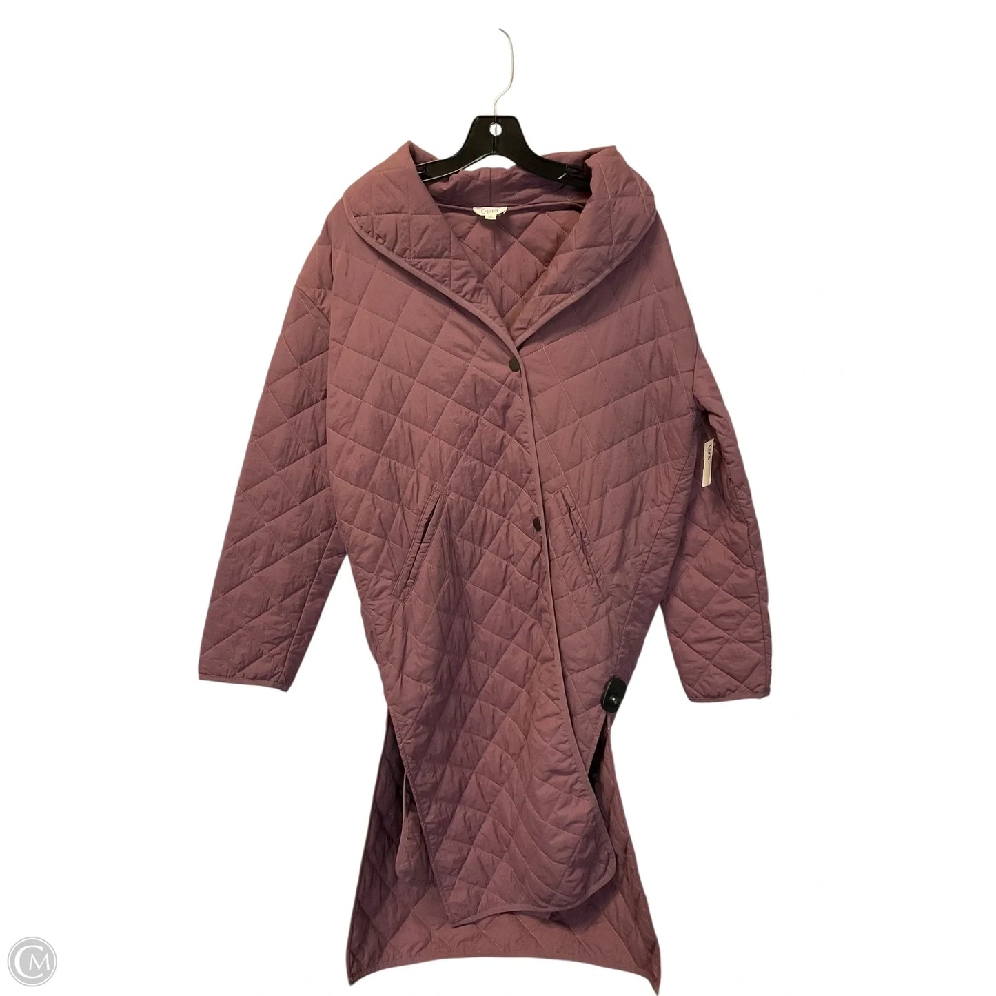 Coat Puffer & Quilted By Oddi In Purple, Size: M