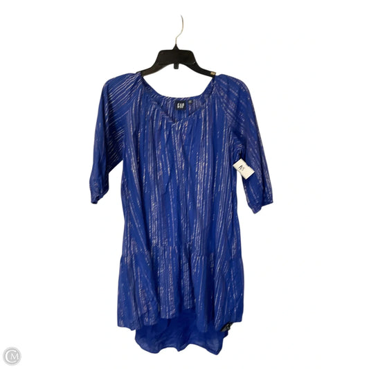 Dress Casual Short By Gap In Blue, Size: Xxs