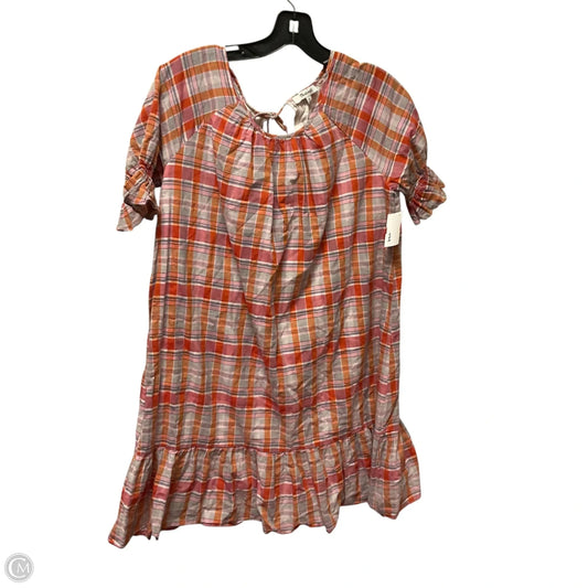 Dress Casual Short By Madewell In Plaid Pattern, Size: Xs
