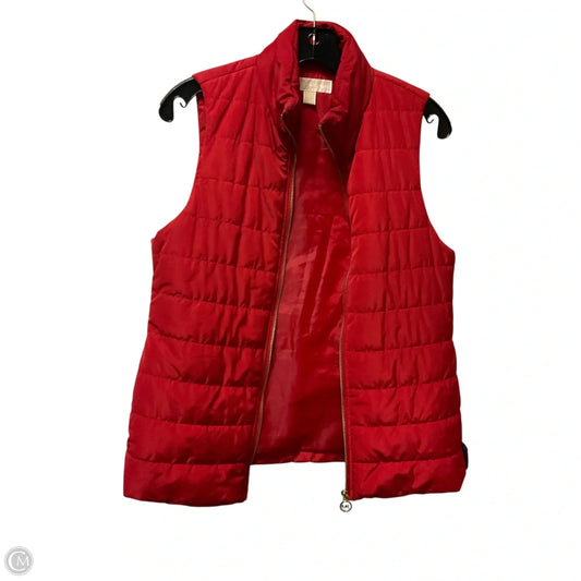 Vest Puffer & Quilted By Michael By Michael Kors In Red, Size: S