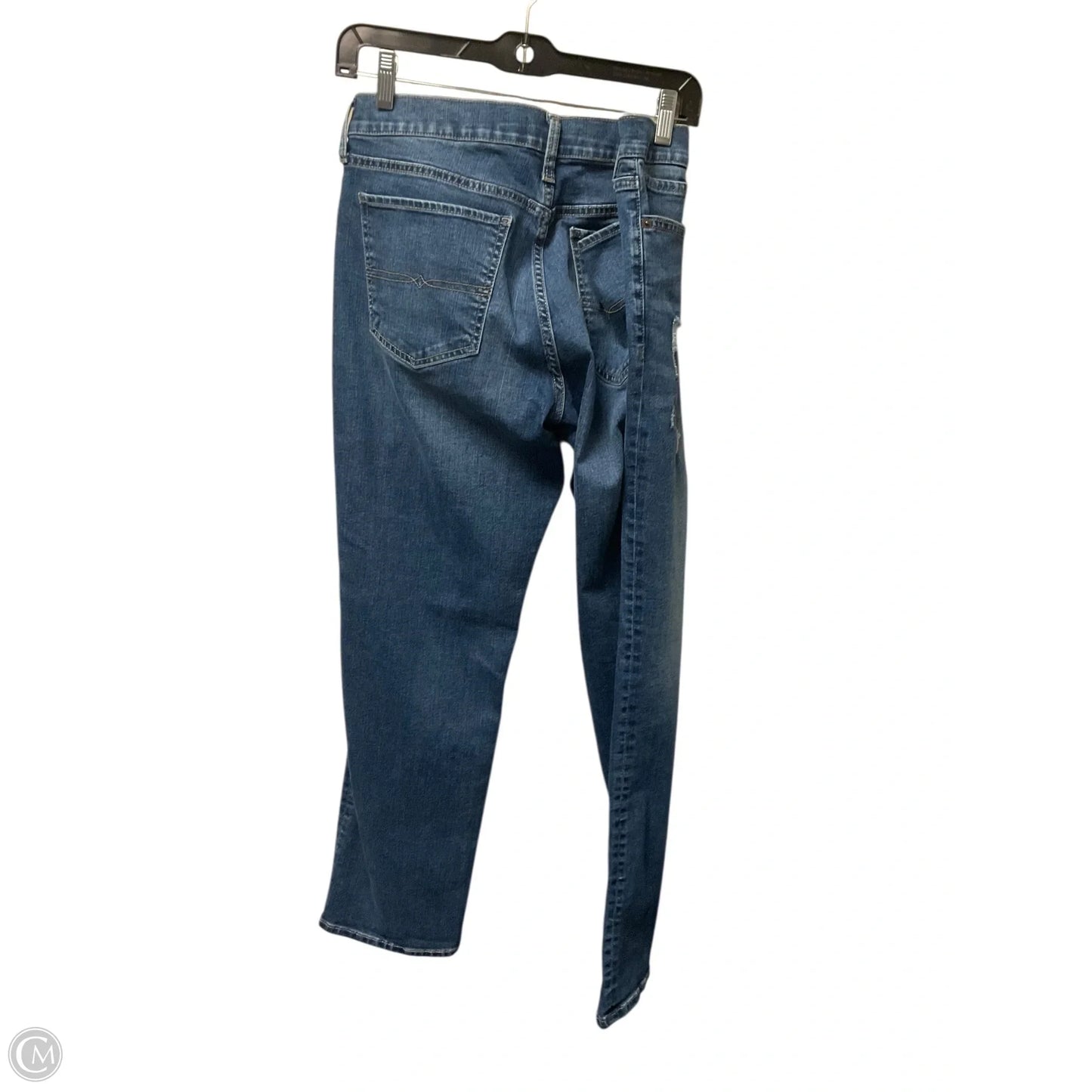 Jeans Straight By Lucky Brand In Blue Denim, Size: 10
