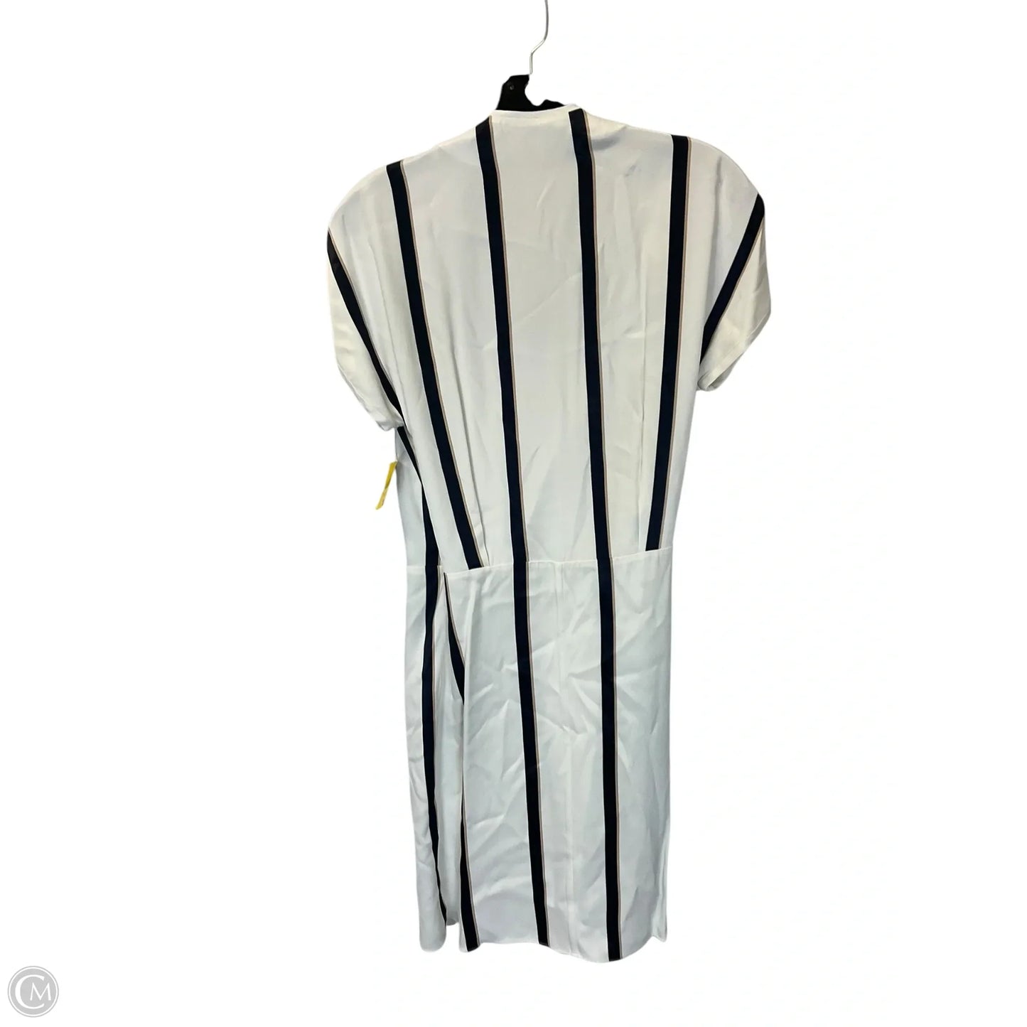 Dress Casual Midi By Equipment In Striped Pattern, Size: Xs