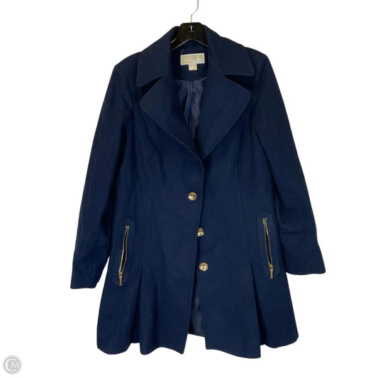 Coat Trench Coat By Michael By Michael Kors In Navy, Size: M