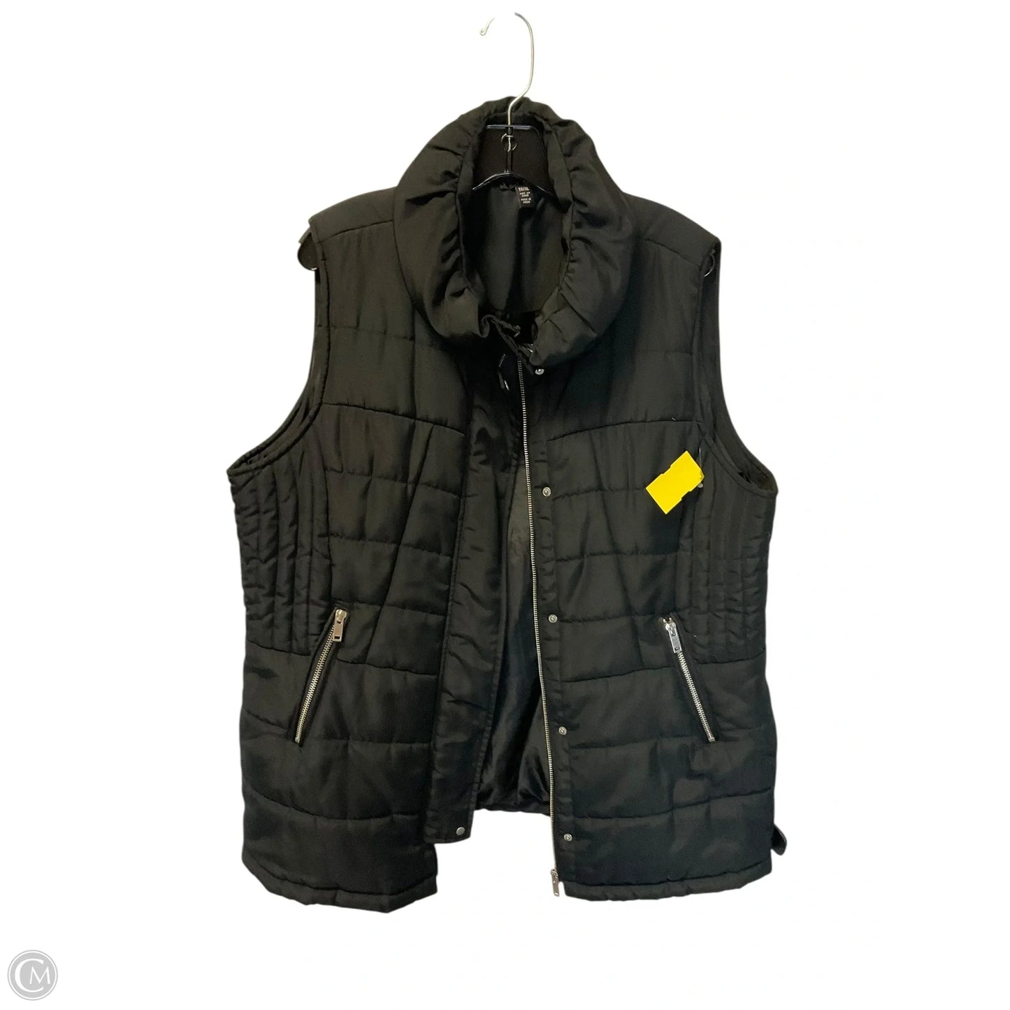 Vest Puffer & Quilted By Tribal In Black, Size: Xl
