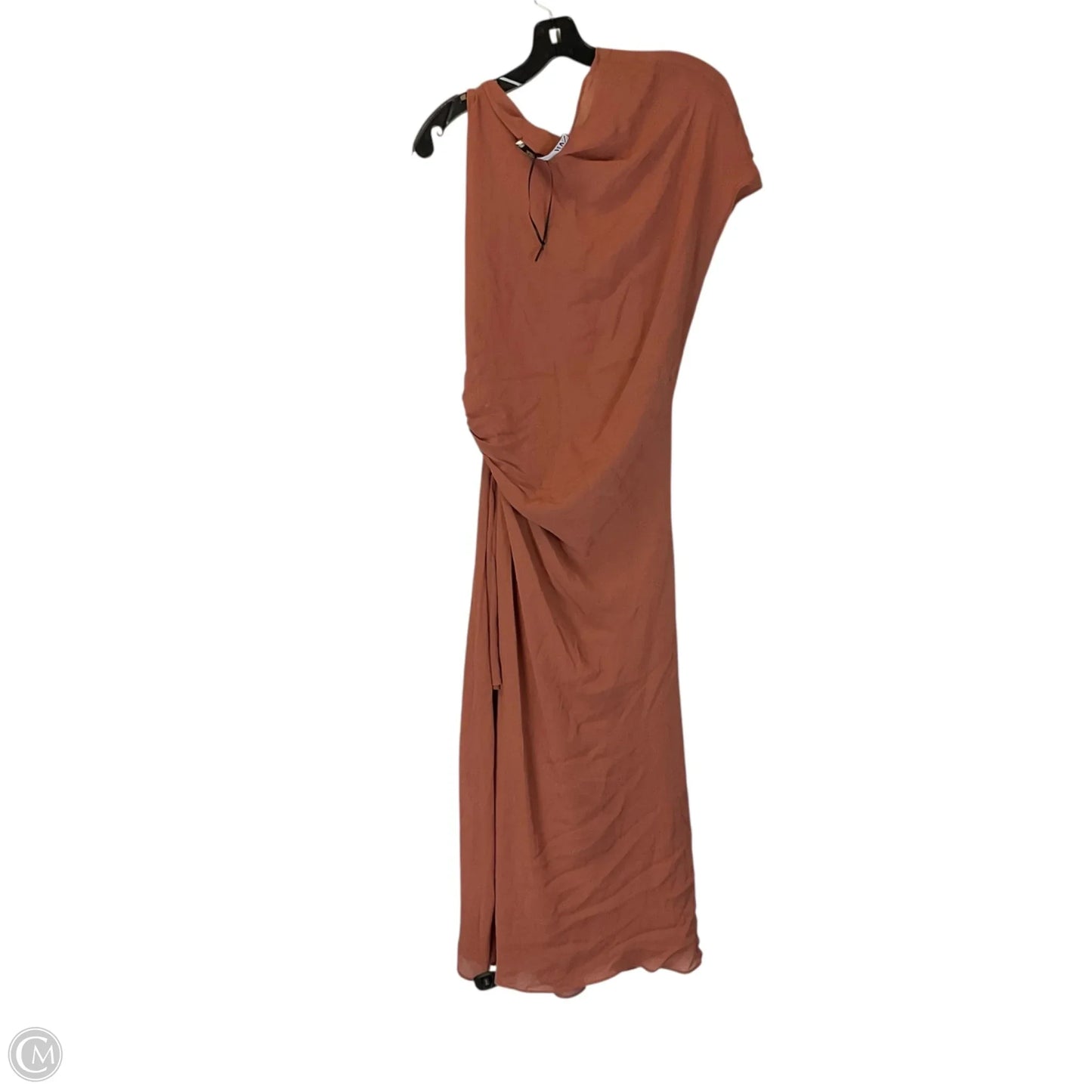 Dress Party Long By Zara In Tan, Size: M
