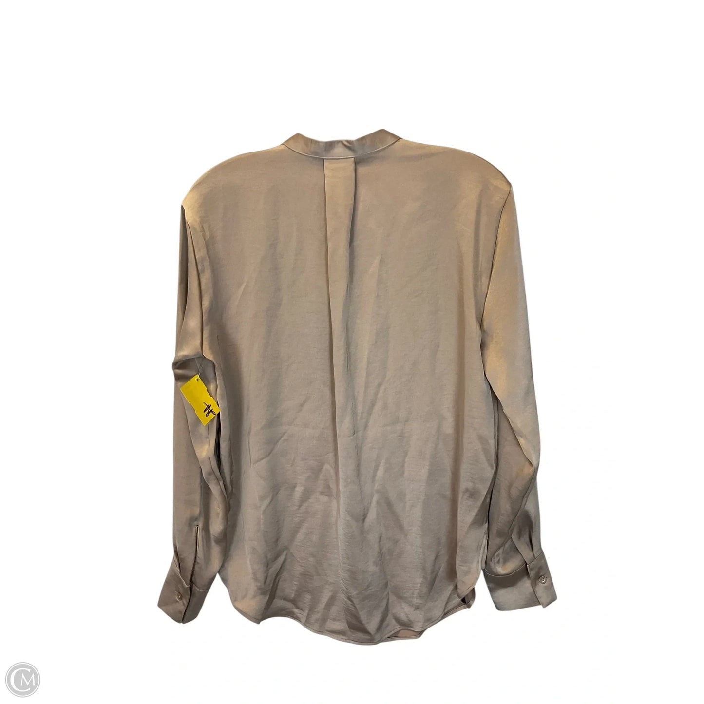 Top Long Sleeve By Banana Republic In Tan, Size: S