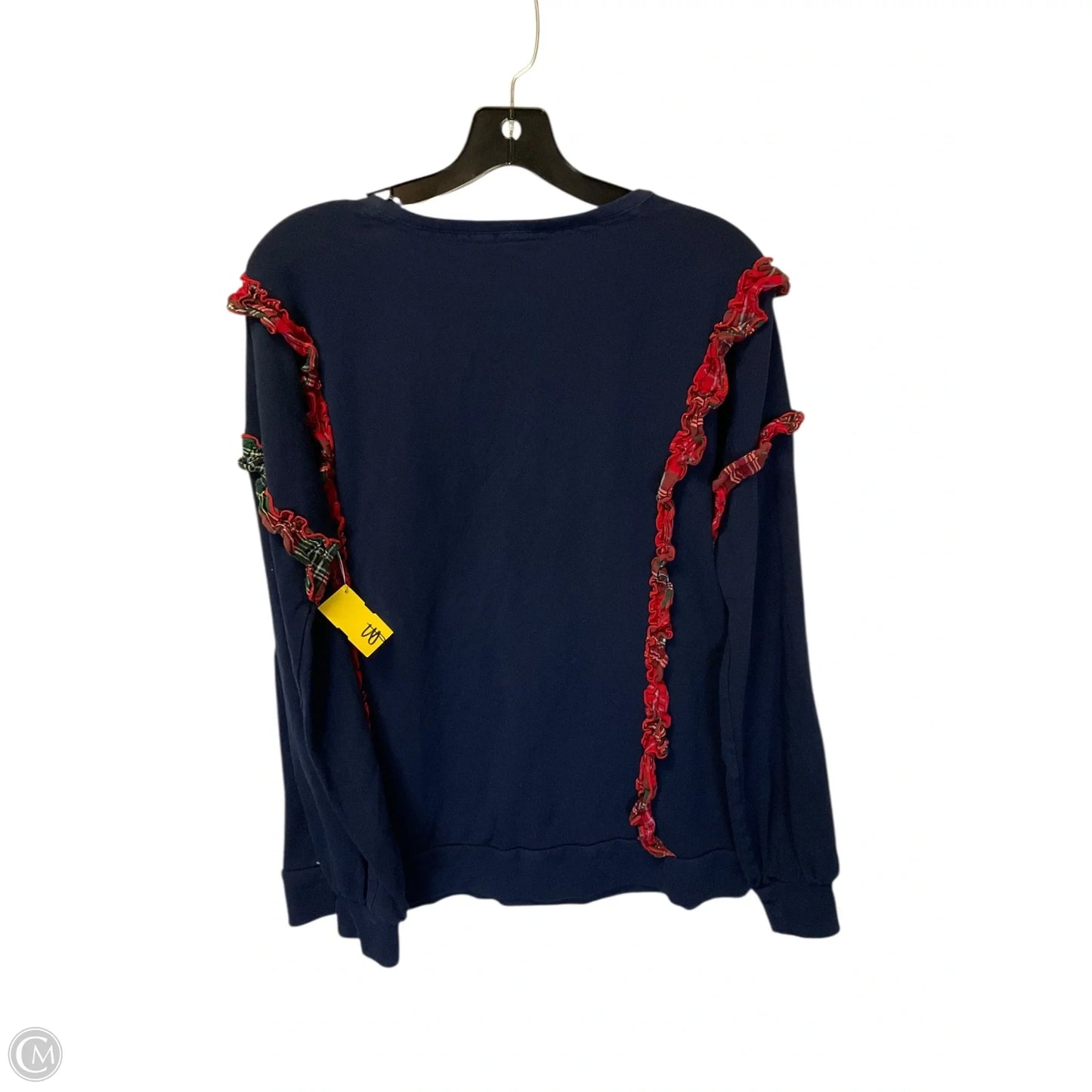 Top Long Sleeve By Crown And Ivy In Navy, Size: M