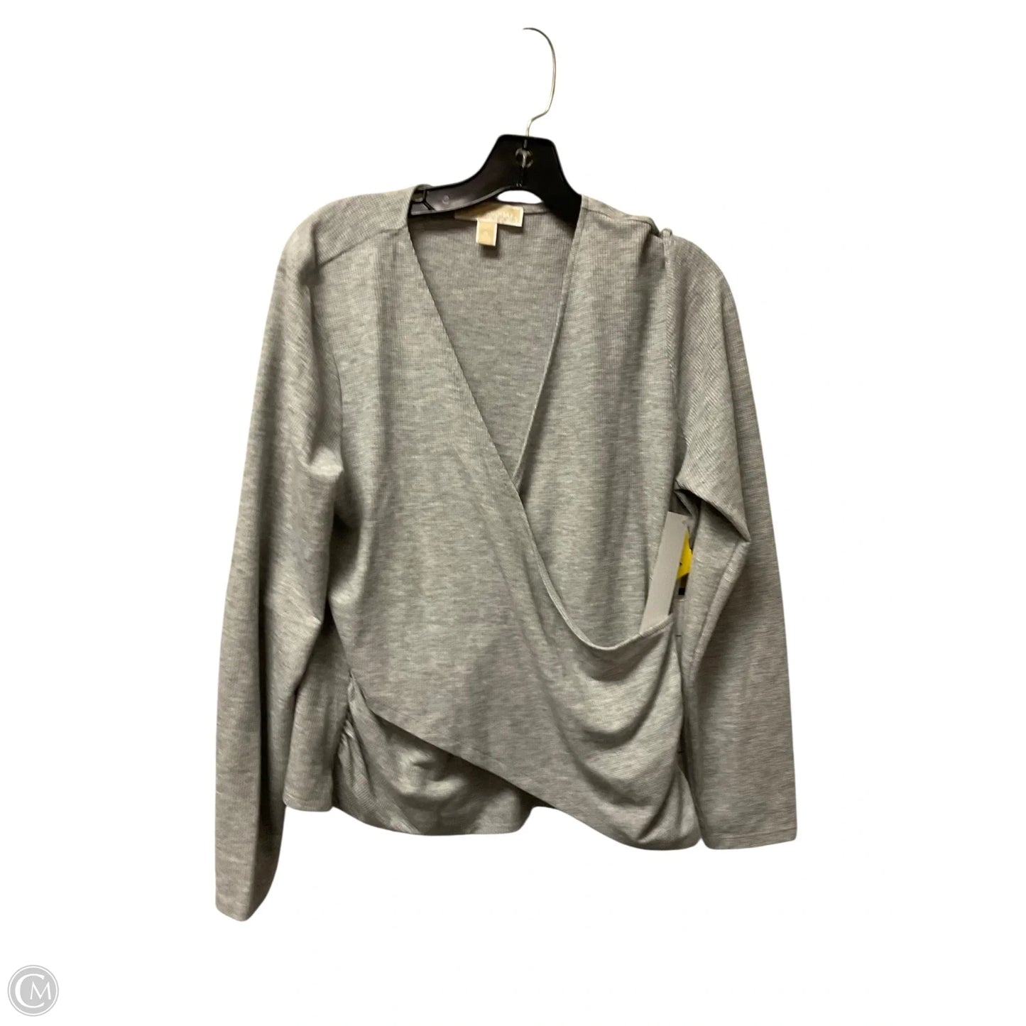 Top Long Sleeve By Michael By Michael Kors In Grey, Size: Xl