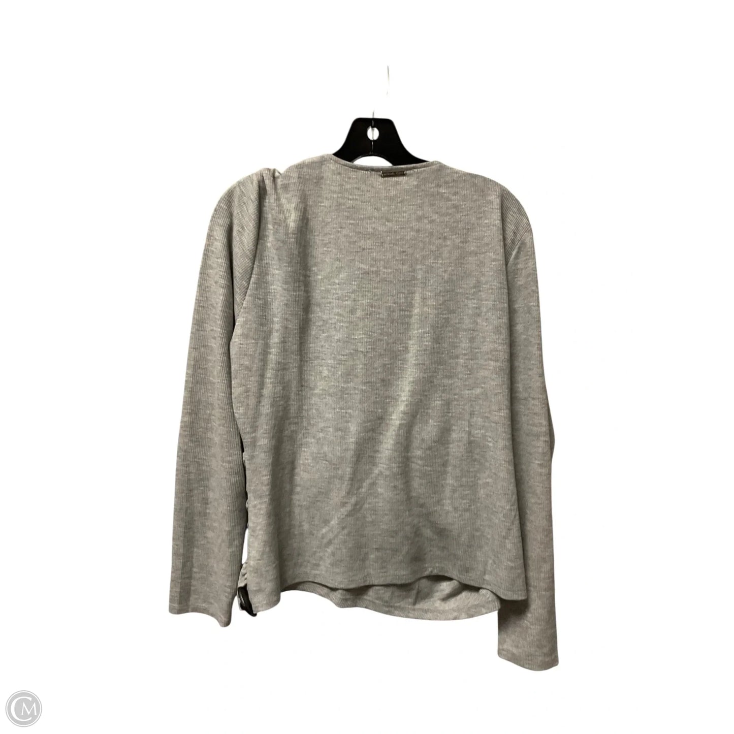 Top Long Sleeve By Michael By Michael Kors In Grey, Size: Xl