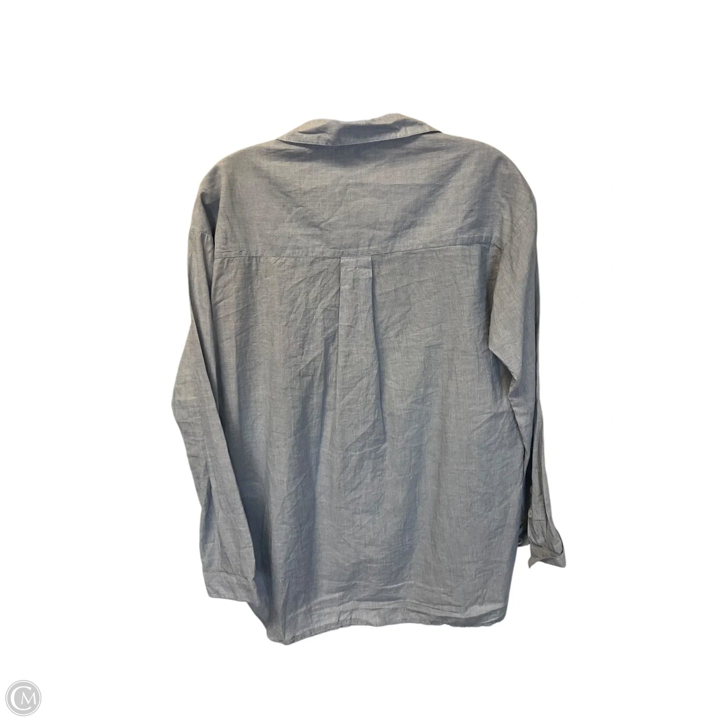 Top Long Sleeve Basic By Beachlunchlounge In Blue, Size: S