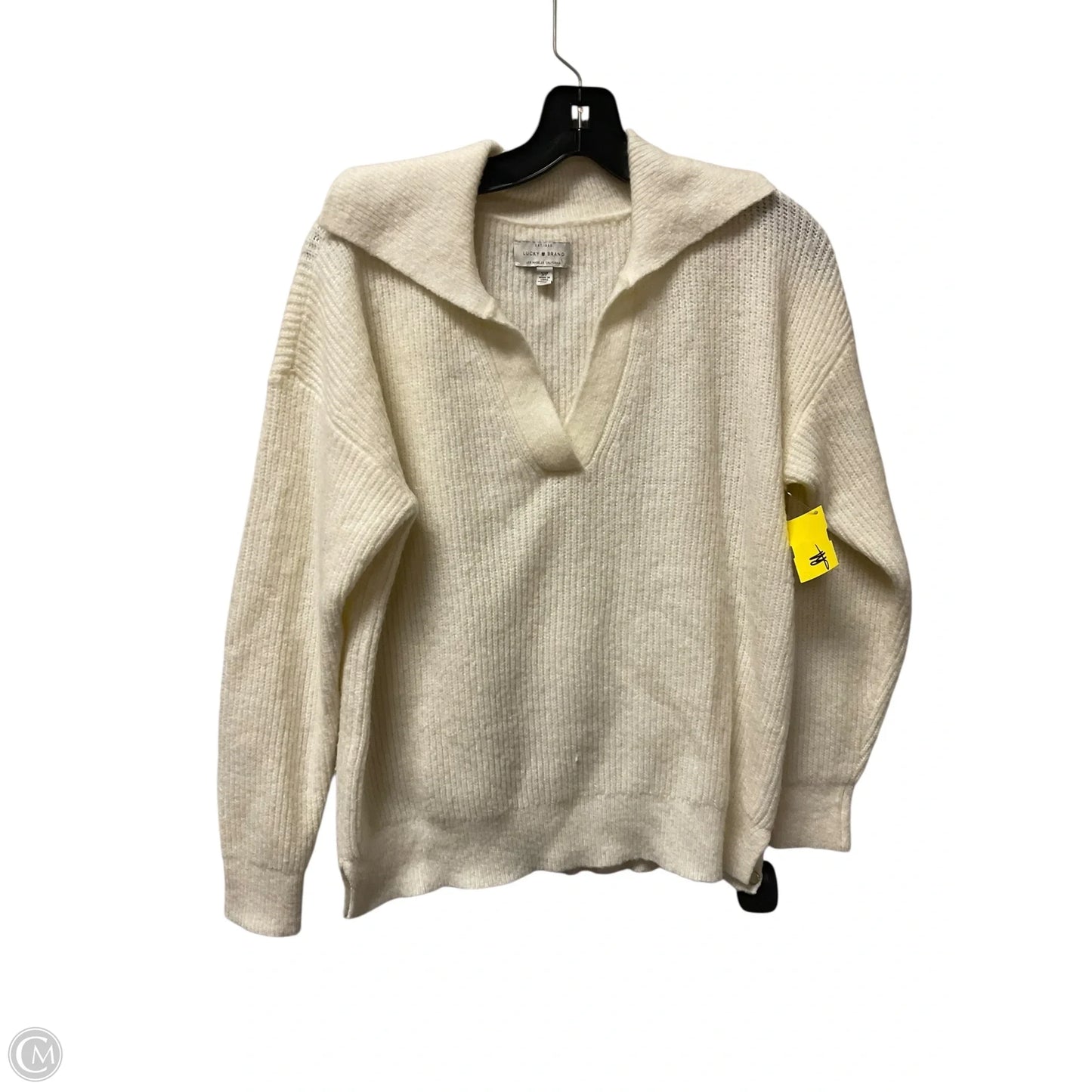 Sweater By Lucky Brand In Cream, Size: S