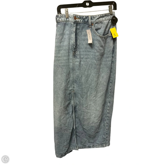 Skirt Midi By Lane Bryant In Blue Denim, Size: 18