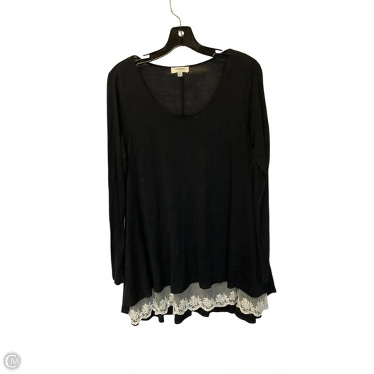 Top Long Sleeve By Umgee In Black, Size: S