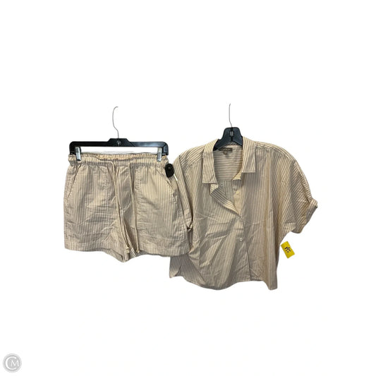 Shorts Set By Lilla P In Striped Pattern, Size: S