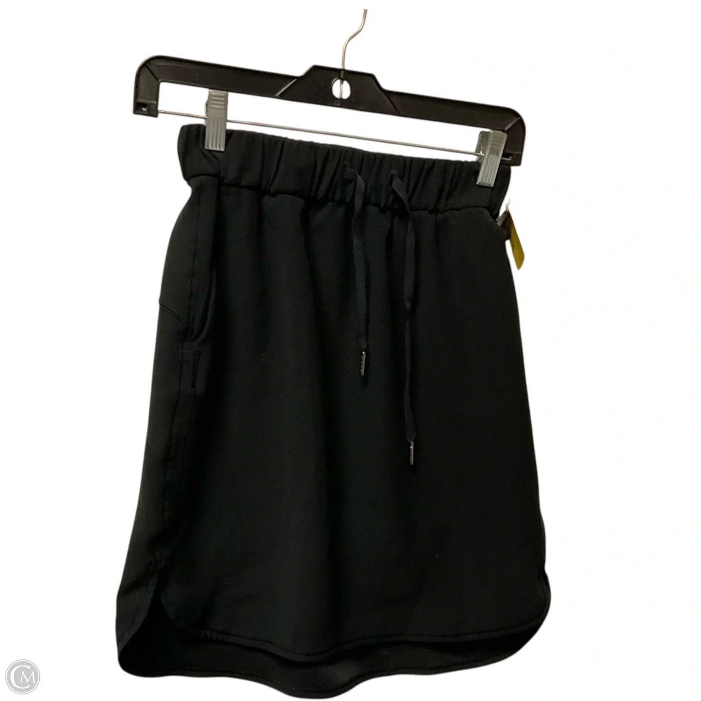 Athletic Skirt By Lululemon In Black, Size: 4