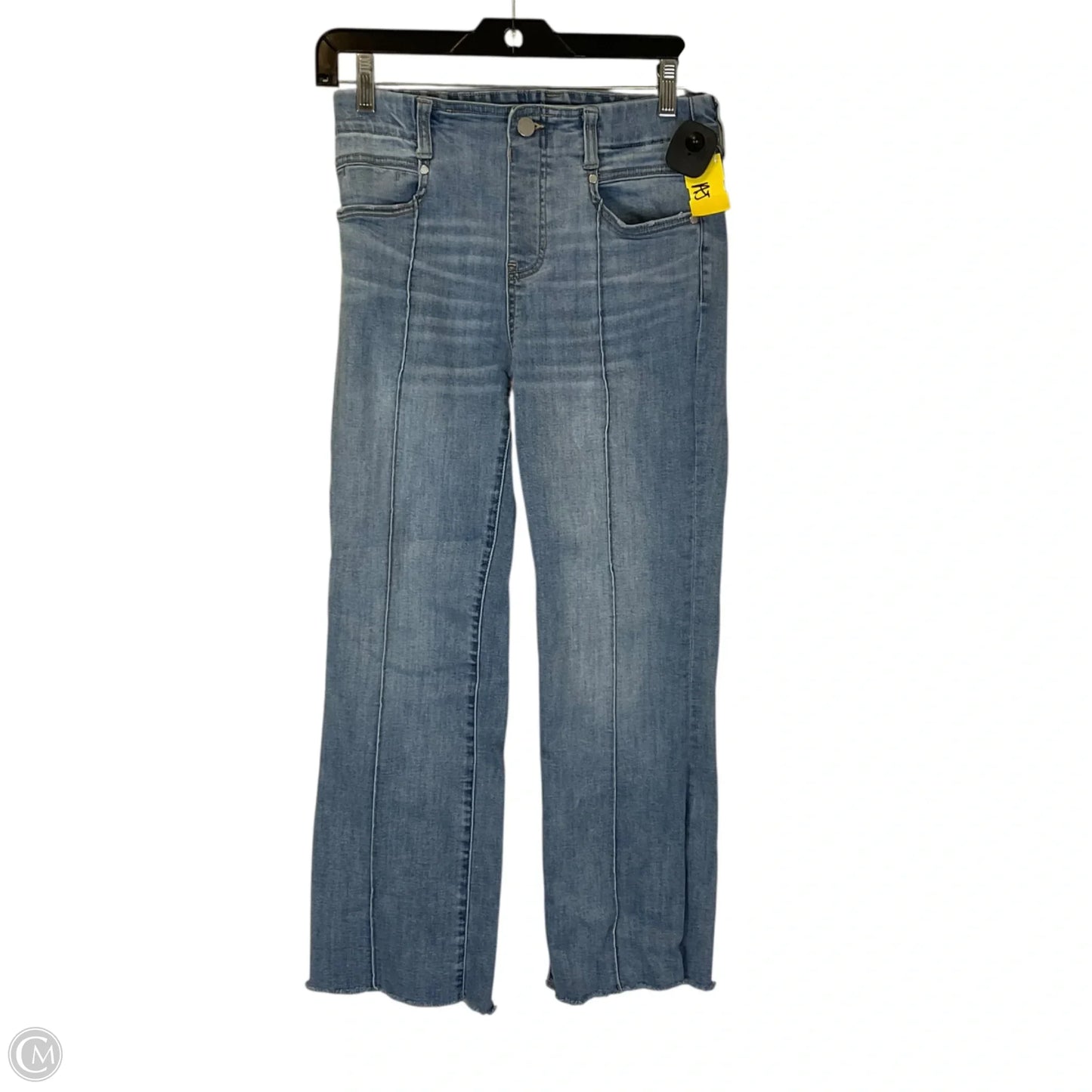 Jeans Cropped By Liverpool In Blue Denim, Size: 4