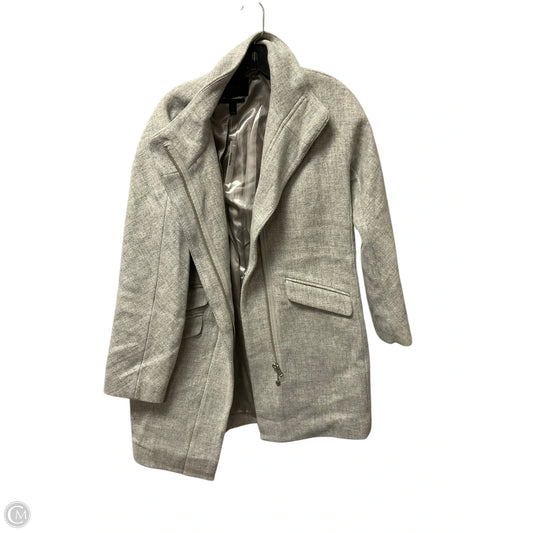 Coat Trench Coat By J. Crew In Grey, Size: 8