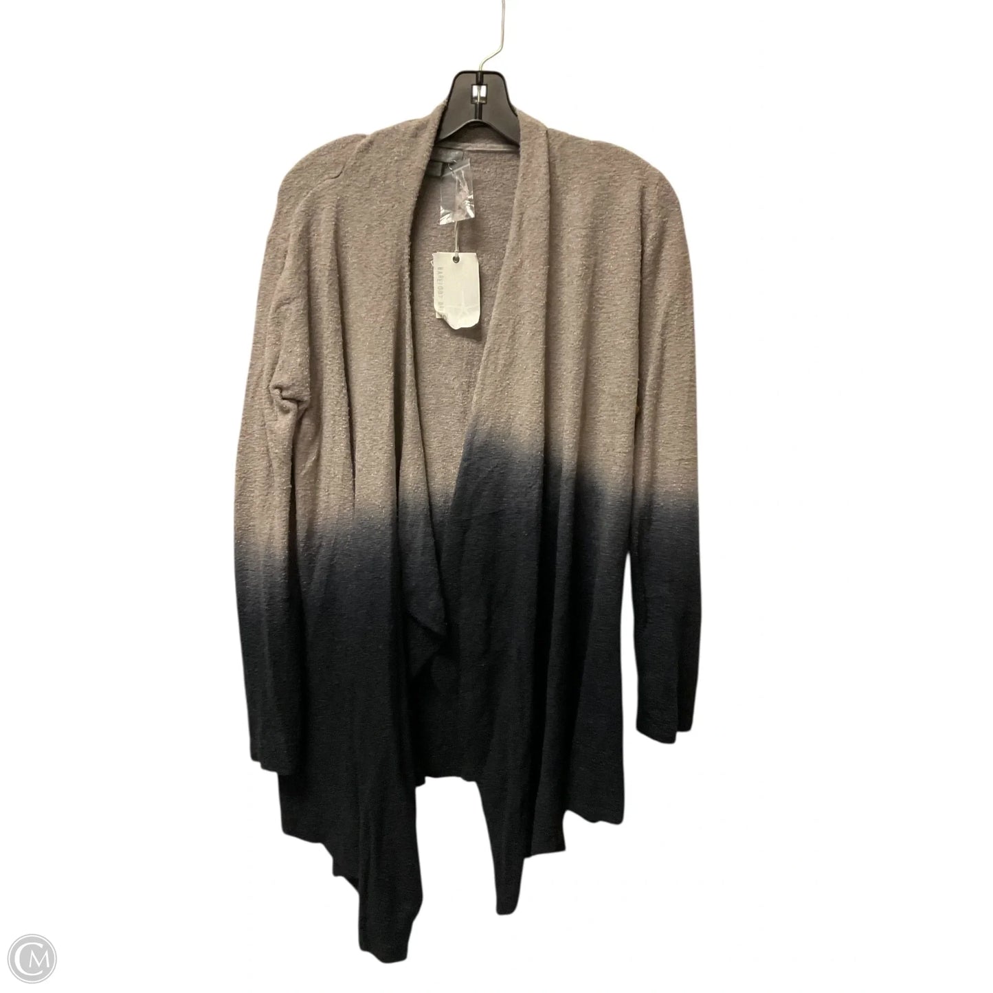 Sweater Cardigan By Barefoot Dreams In Blue & Tan, Size: S