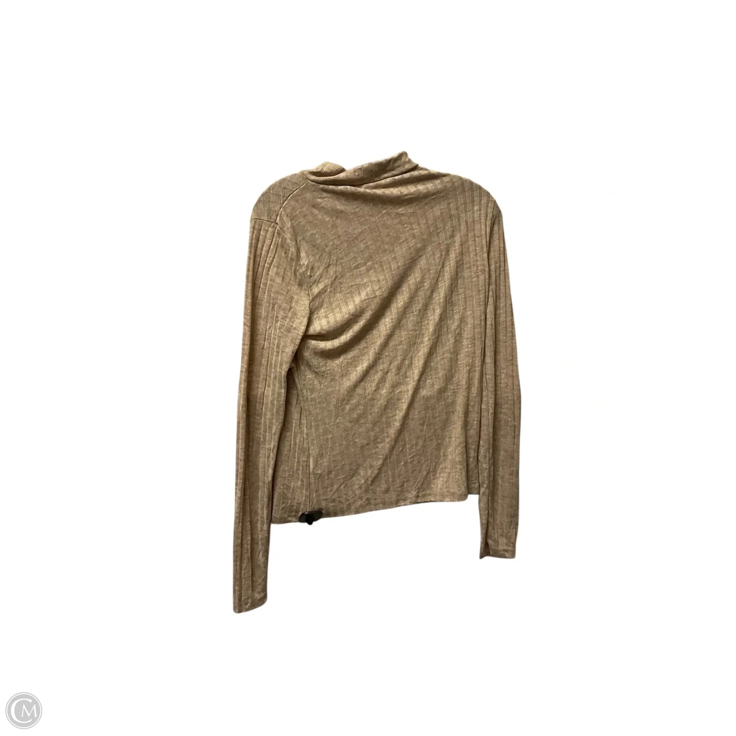 Top Long Sleeve Basic By Top Shop In Tan, Size: L