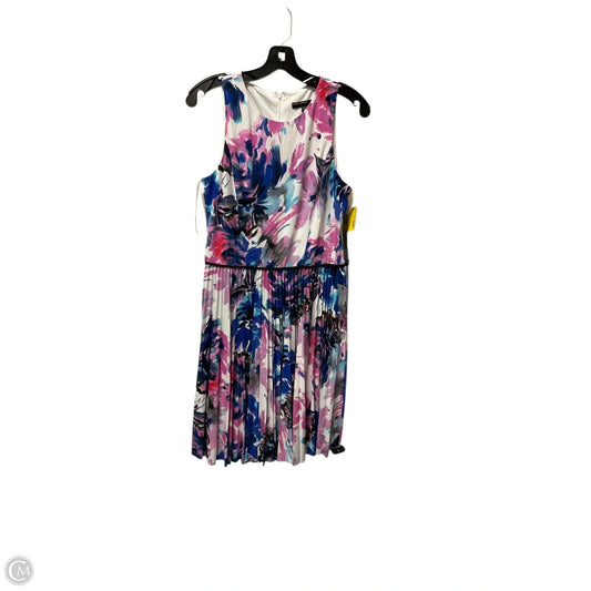 Dress Party Short By Maggy London In Blue & Pink, Size: 12