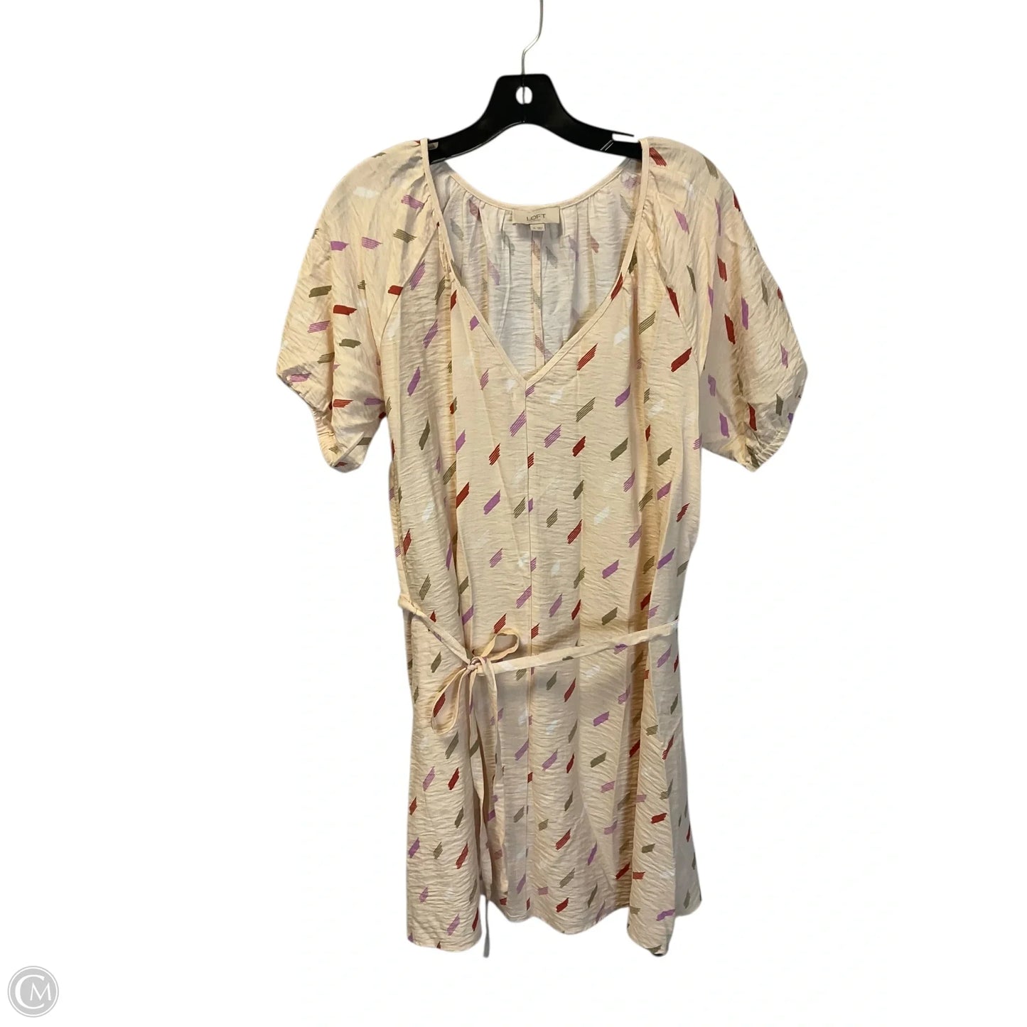 Dress Casual Short By Loft In Cream, Size: M