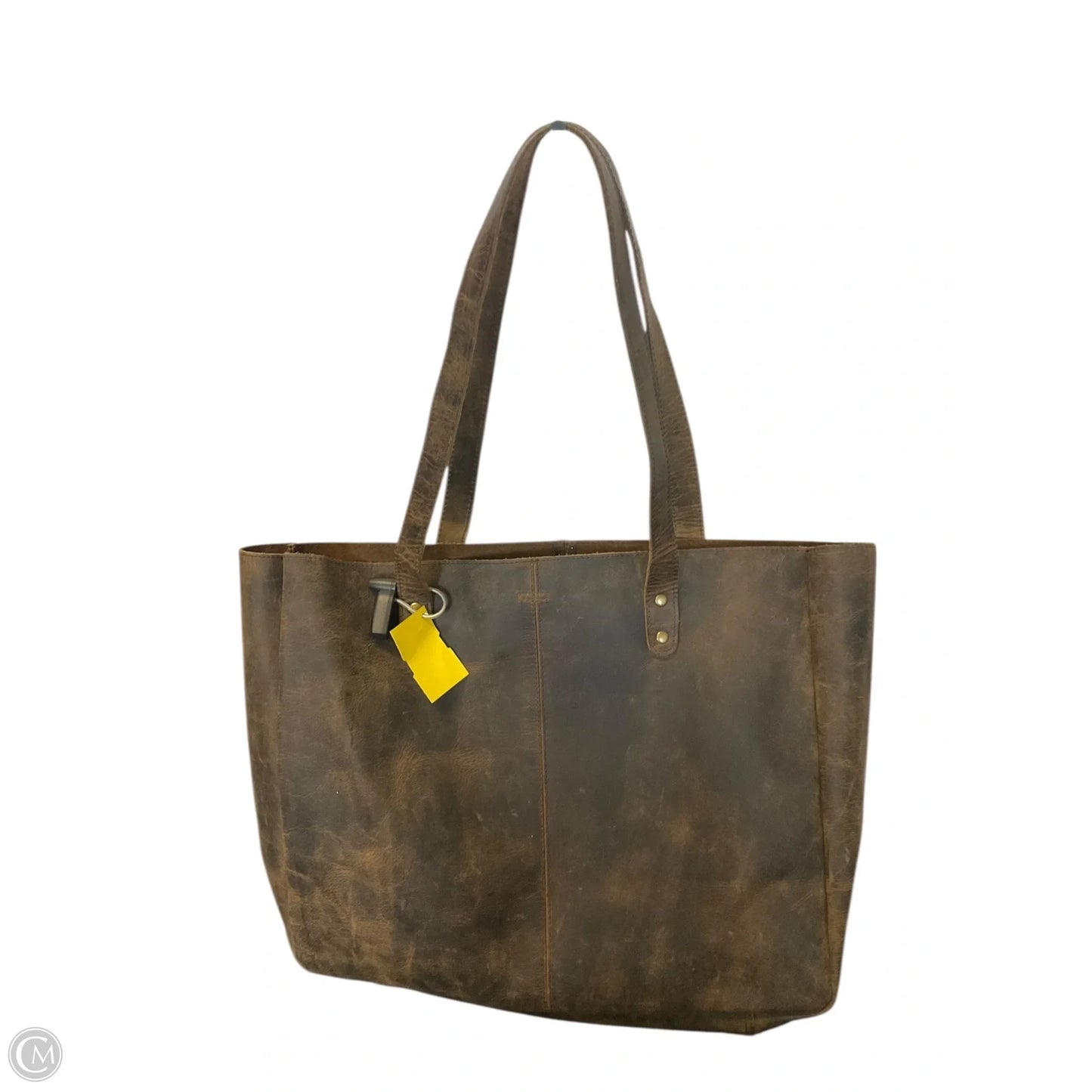 Handbag Leather By Clothes Mentor, Size: Large
