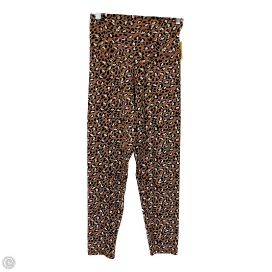 Athletic Leggings By Aerie In Animal Print, Size: L
