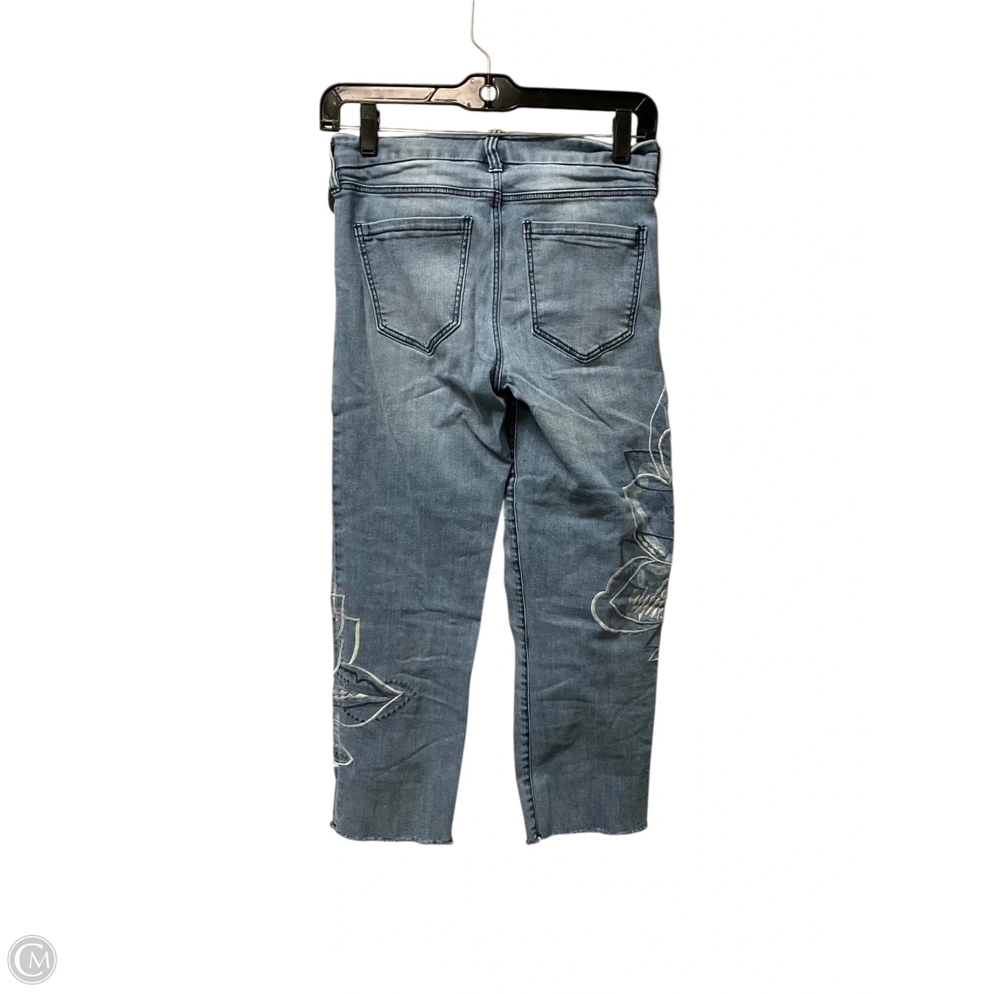 Jeans Cropped By Liverpool In Blue Denim, Size: 2