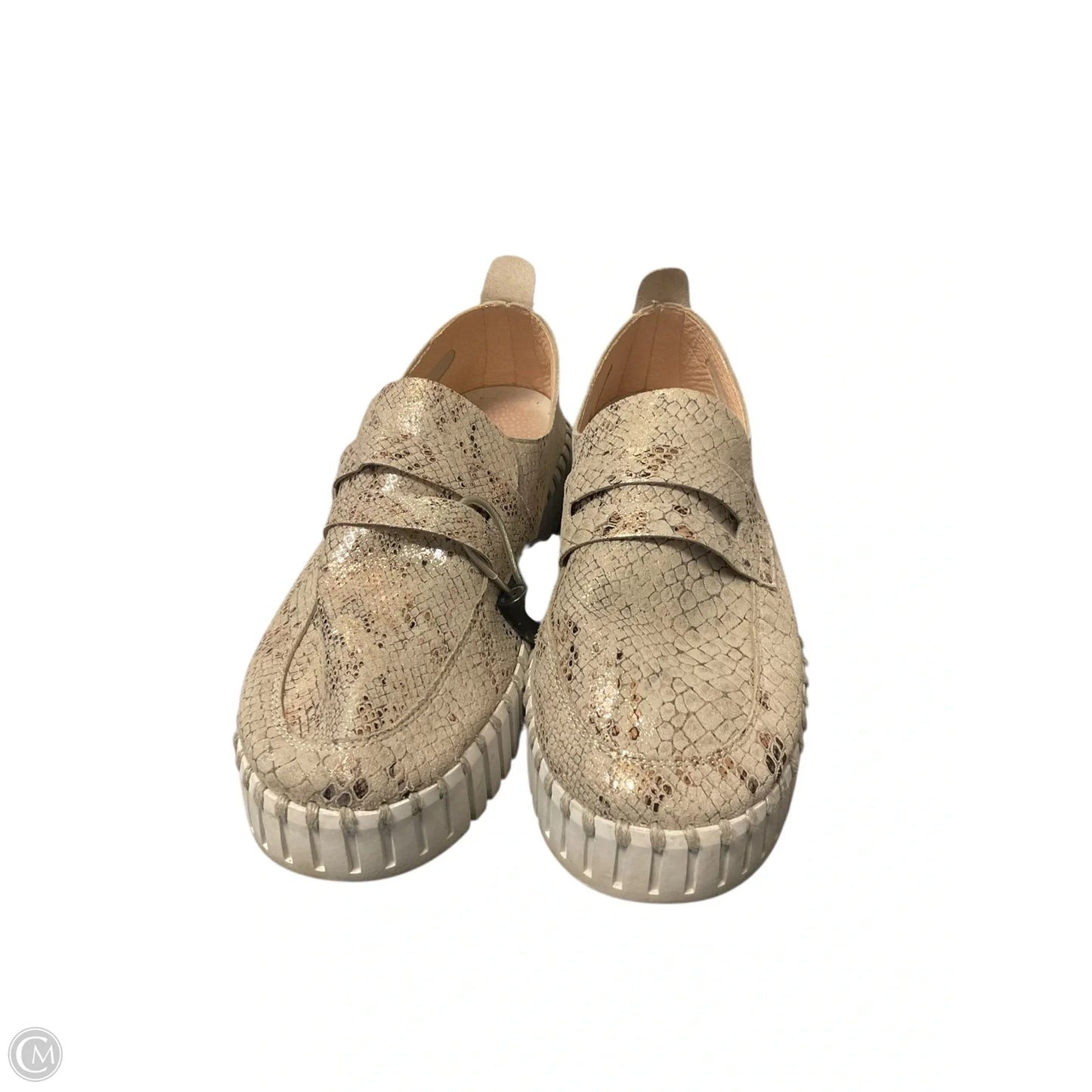Shoes Flats By Clothes Mentor In Snakeskin Print, Size: 9